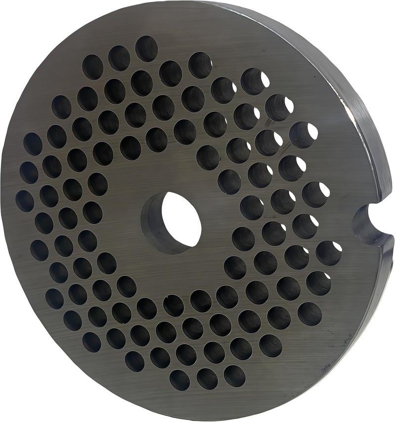 FLZHBFC For Hobart, LEM, Cabelas, Weston and FGA Food Chopper, MTN Meat Grinders of #12 Stainless Steel Meat Grinder Plate Discs Blades，Cutting Disks Heavy Duty. (4/25 Hole Plate) - Image 1